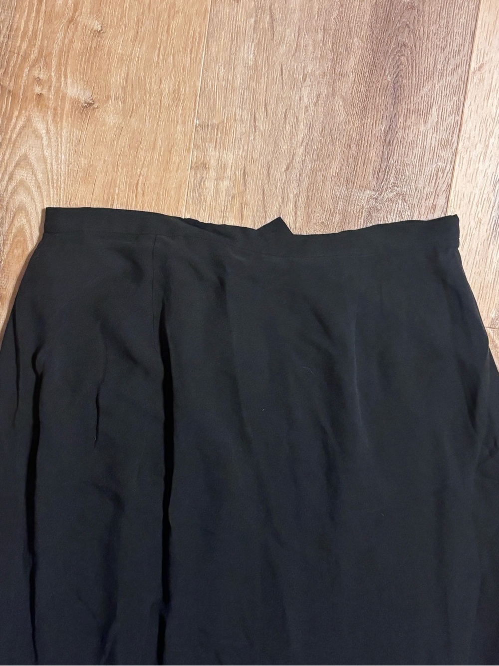 Whimsigoth Vintage 100% silk grunge chic Womens Black Floral Maxi Skirt Sz 8 - Picture 12 of 14